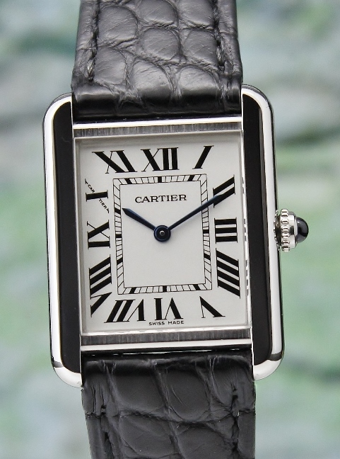 (image for) LIKE NEW CARTIER STAINLESS STEEL TANK SOLO / 2716
